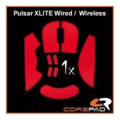 Corepad Mouse Rubber Sticker #722 - Pulsar Xlite Wired/ Wireless Gamer Soft Grips - Piros
