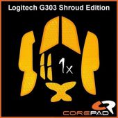 Corepad Logitech G303 Shroud Edition Soft Grips - Narancssárga