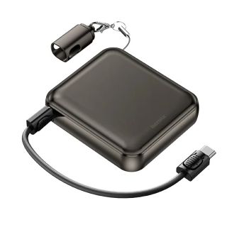 Remax FCP-9 Mini Aluminum Gyorstöltő Powerbank 10000mAh - Fekete