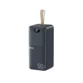Remax Piloteer Series RPP-117 Gyorstöltő Powerbank 50000mAh - Fekete - Power bank