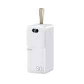 Remax Piloteer Series RPP-117 Gyorstöltő Powerbank 50000mAh - Fehér - Power bank