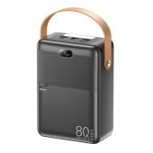 Remax Piloteer Series RPP-118 Gyorstöltő Powerbank 80000mAh - Fekete - Power bank