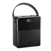 Remax Piloteer Series FP-1 Gyorstöltő Powerbank 100000mAh - Fekete - Power bank