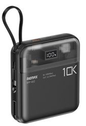 Remax Sucha Pro RPP-602 gyorstöltő Powerbank 10000mAh - Fekete
