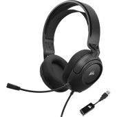 CORSAIR HS35 SURROUND v2 Gamer Headset - Carbon, 7.1, Over-Ear, mikrofonos, 3.5mm jack, vezetékes