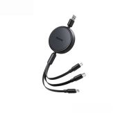 Remax Telescopic 3 in 1 gyorstöltő kábel (USB-A-USB-C+Lightning+MicroUSB) - Kábelek