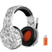 Meetion BTH014 Vezeték Nélküli Gamer Headset - Fehér - Headset