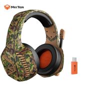 Meetion BTH014 Vezeték Nélküli Gamer Headset - Zöld, Stereo, On-Ear, mikrofonos, USB, vezeték nélküli, wireless, bluetooth