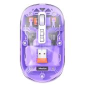Meetion BTM005 Vezeték Nélküli Egér - Lila, vezeték nélküli, wireless