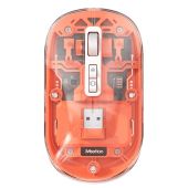 Meetion BTM005 Vezeték Nélküli Egér - Narancs, vezeték nélküli, wireless