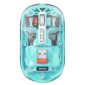 Meetion BTM005 Vezeték Nélküli Egér - Zöld, vezeték nélküli, wireless