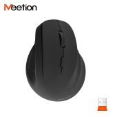 Meetion MT-BTM010R Jobbkezes Vezeték Nélküli Vertikális Egér, RGB, vezeték nélküli, wireless