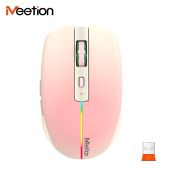Meetion BTM002 Vezeték Nélküli Bluetooth Egér - Pink - Egér