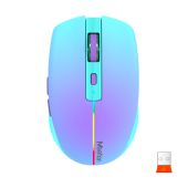 Meetion BTM002 Vezeték Nélküli Bluetooth Egér - Lila, Színes, vezeték nélküli, wireless