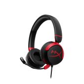 HP HyperX Cloud Mini Gamer Headset - Fekete, Stereo, On-Ear, mikrofonos, 3.5mm jack, vezetékes