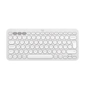 LOGITECH Pebble Keys 2 K380s - Vezeték Nélküli Billentyűzet - Fehér - Angol kiosztás! (US), Mini, vezeték nélküli, wireless