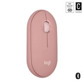 LOGITECH Pebble Mouse 2 M350s Vezeték Nélküli Egér - Rose, vezeték nélküli, wireless