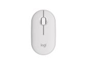 LOGITECH Pebble Mouse 2 M350s Vezeték Nélküli Egér - Fehér, vezeték nélküli, wireless