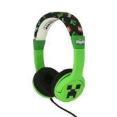 OTL Minecraft Gyermek Fejhallgató, Stereo, On-Ear, 3.5mm jack, vezetékes