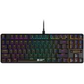 CANYON Cometstrike TKL GK-50 Mechanikus Gamer Billentyűzet - EN/HU, RED switch, Színes, Mechanikus, TKL, anti ghosting, vezetékes