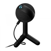LOGITECH G Yeti Orb RGB Streamer/Gamer Mikrofon - Fekete, kondenzátoros, RGB, USB-C