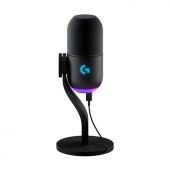 LOGITECH G Yeti GX RGB Streamer/Gamer Mikrofon - Fekete - Mikrofon