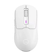 LORGAR MSA10W Vezeték Nélküli Gamer Egér - Fehér, RGB, vezeték nélküli, wireless