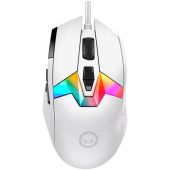LORGAR MSP80 Gamer Egér - Fehér, RGB, vezetékes
