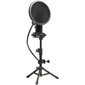 LORGAR Voicer 721 Gamer Mikrofon - Fekete, USB
