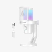 MAONO DM40 Pro USB Vezeték Nélküli Streamer/Gamer Mikrofon RGB, kondenzátoros, zajszűrő, RGB, USB-C