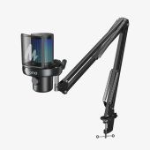 MAONO DM40 Pro S USB Vezeték Nélküli Streamer/Gamer Mikrofon Kit RGB, kondenzátoros, zajszűrő, RGB, USB-C