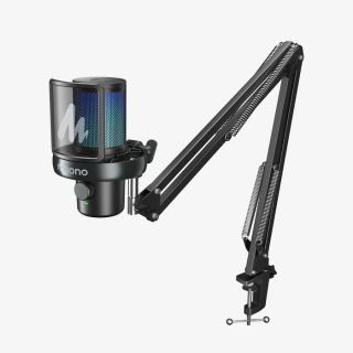 MAONO DM40 Pro S USB Vezeték Nélküli Streamer/Gamer Mikrofon Kit RGB - Fekete