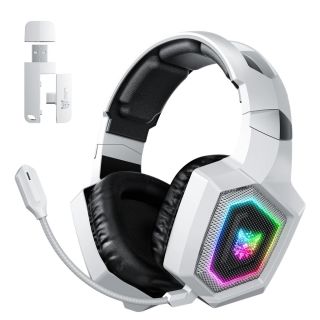 Onikuma GT806 Tri-Mode Vezeték Nélküli Gamer Headset - Fehér