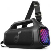 Anker Soundcore Boom 2 Plus - Hordozható Bluetooth Hangszóró - Fekete, bluetooth, horozható, Stereo, RGB