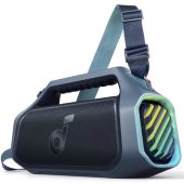 Anker Soundcore Boom 2 Plus - Hordozható Bluetooth Hangszóró - Kék, bluetooth, horozható, Stereo, RGB