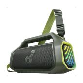 Anker Soundcore Boom 2 Plus - Hordozható Bluetooth Hangszóró - Zöld, bluetooth, horozható, Stereo, RGB