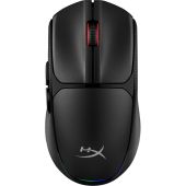 HYPERX Pulsefire Fuse - Vezeték Nélküli Gamer Egér - Fekete, RGB, vezeték nélküli, wireless