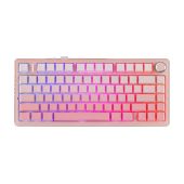 AULA F75 Vezeték Nélküli Mechanikus Gamer Billentyűzet - Pink