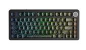 AULA F75 Vezeték Nélküli Mechanikus Gamer Billentyűzet - Fekete Contour