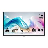 MSI PRO MP165 E6 Hordozható Üzleti Monitor - 15.6"