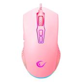 Rampage SMX-G68 SPEAR - Gamer Egér - Pink, RGB, vezetékes