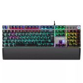 Rampage KB-R28 BLADE PLUS - Blue Switch - Mechanikus Gamer Billentyűzet (Magyar Kiosztás), BLUE switch, Színes, Mechanikus, Normál, anti ghosting, csuklótámasz, vezetékes