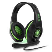 Spirit of Gamer PRO-XH5 - Gamer Headset - Fekete, Stereo, Over-Ear, mikrofonos, 3.5mm jack, vezetékes