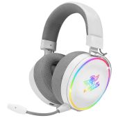 Spirit of Gamer MIC-XH1700W - Vezeték Nélküli Gamer Headset - Fehér, Stereo, Over-Ear, mikrofonos, RGB, 3.5mm jack, vezeték nélküli, wireless, bluetooth