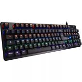The G-Lab KEYZ CARBON V3/INT - Blue Switch - Mechanikus Gamer Billentyűzet (Angol Kiosztás!)