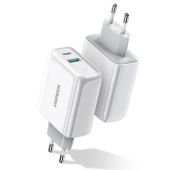 UGREEN CD170 USB + USB-C Gyorstöltő Hálózati Adapter 36W - Fehér - Hálózati töltő adapter