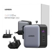 Ugreen Nexode USB + USB-C Gyorstöltő Hálózati Adapter 65W