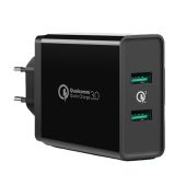 UGREEN USB-A Gyorstöltő Hálózati Adapter 18W - Fekete - Hálózati töltő adapter
