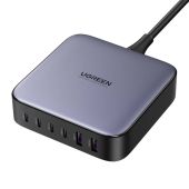 UGREEN USB + USB-C GaN Gyorstöltő Hálózati Adapter 200W - Fekete - Hálózati töltő adapter