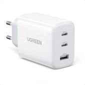 UGREEN CD275 USB + USB-C Gyorstöltő Hálózati Adapter 65W - Fehér - Hálózati töltő adapter